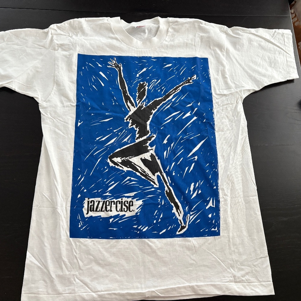 NEW NWOT Vintage Womens Jazzercise T Shirt Size XL Made In USA